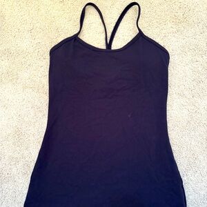 Lululemon Flow Y Tank Top Navy Size 4 XS Like New